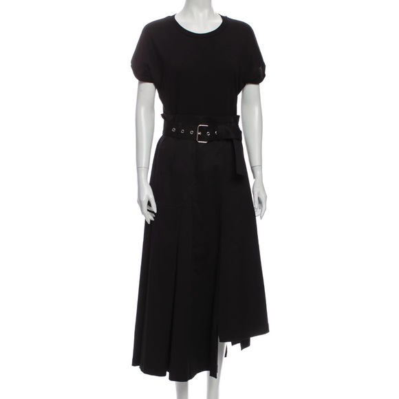 As new 3.1 Phillip Lim black t-shirt dress asymmetric skirt, 0 runs large 2 4 6 - Picture 3 of 9